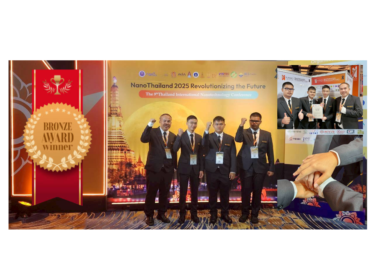 การแข่งขันโครงงานวิทยาศาสตร์ระดับนานาชาติรายการ "Science Project Showcase High School Student Awards" Nano Thailand 2025 "Revolutionizing the Future"